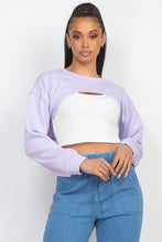Load image into Gallery viewer, Ribbed Sleeveless Top With Shrug Sweater
