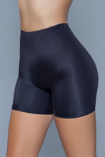Load image into Gallery viewer, Black Seamless Mid-waist And Anti-chafing Slip Shorts
