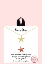 Load image into Gallery viewer, 18k Gold Rhodium Dipped Sunny Days Pendant Necklace
