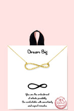 Load image into Gallery viewer, 18k Gold Rhodium Dipped Dream Big Necklace
