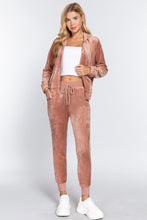 Load image into Gallery viewer, Faux Fur Jacket &amp; Jogger Pants Set
