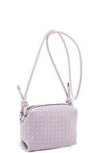 Load image into Gallery viewer, Braid Texture Zipper Crossbody Bag
