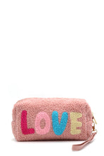 Load image into Gallery viewer, Faux Fur Love Pouch W/wristlet
