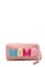 Load image into Gallery viewer, Faux Fur Mama Pouch W/wristlet
