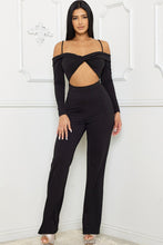 Load image into Gallery viewer, Open Shoulder Cutout Detail Jumpsuit
