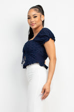 Load image into Gallery viewer, Eyelet Embroidered Smock Top
